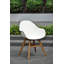 Chaise de patio noire avec accoudoirs Rafael-699827830