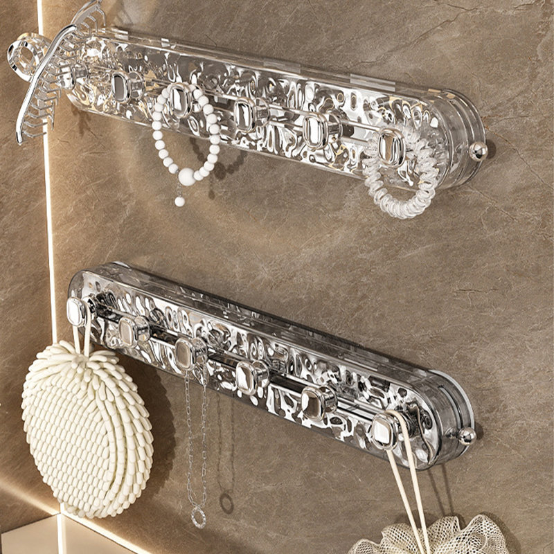 Multifunctional Suction Cup Hooks Wall Hooks (2Pack), Gray/Clear
