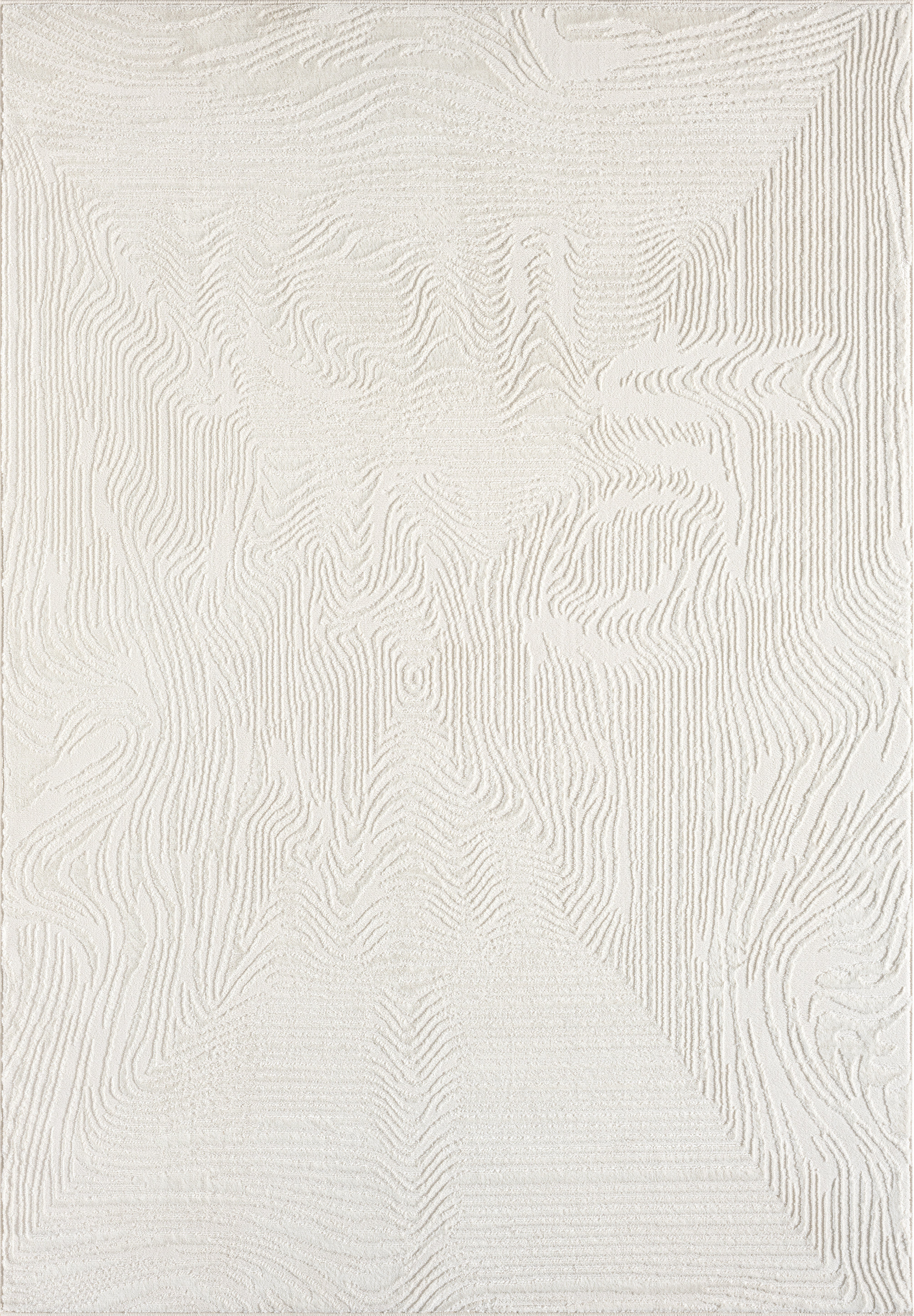Wrought Studio™ Abani Oltmann Oltmann110A Neutral Layered Wavy Borders ...