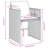  Patio Dining Set Set Of 10 Grey