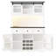 Armoire de rangement Rustic White Oak