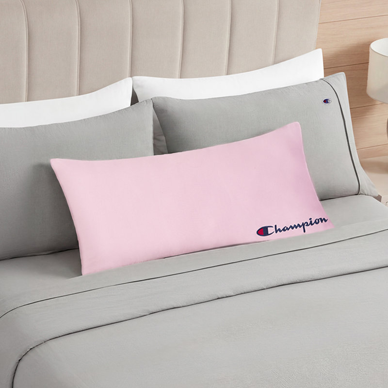 Oreillers de corps Champion Jersey, Logo de coin, Rose