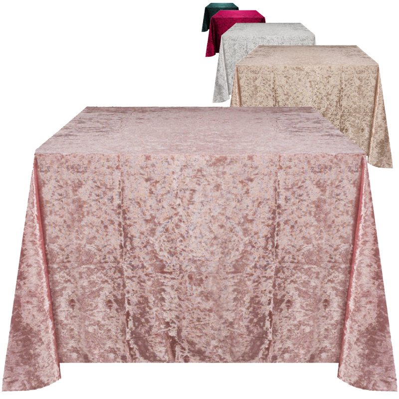 Élégante nappe carrée de 90 pouces, fabriquée avec un velours finement écrasé, une belle nappe carrée ivoire et blanche avec des coutures durables, une housse de table idéale pour les mariages, les fêtes, les anniversaires et les événements