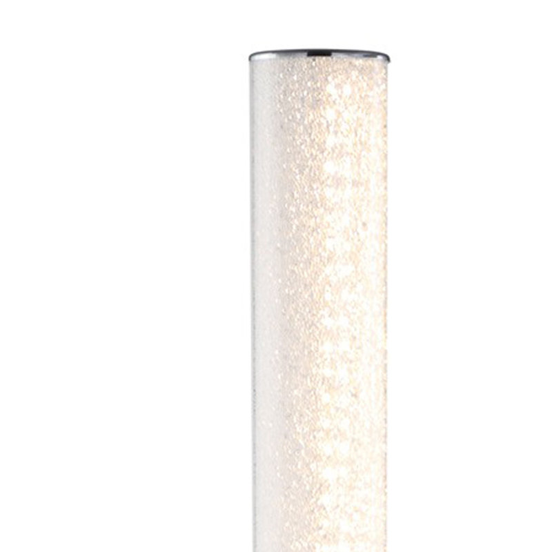 Mabella 49'' Silver LED Column Floor Lamp