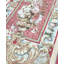 Hand-Knotted High-Quality Pink and Blue Runner