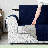 Couch Cover for 3 Cushion Couch, Non-Slip Sofa Slipcover for Dogs, Furniture Protector Cover with Foam Sticks Elastic Straps for Pet Cat (Sofa, Navy)-1062597842-1062597841