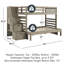 Lit superposé standard en bois massif Huseman-1369056501