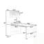 Garde-manger avec huche et table de salle à manger pliable-1871974379