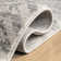 Nyo Transitional Striped Performance Gray Rug