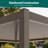 Metal Pergola with Louver-104713196
