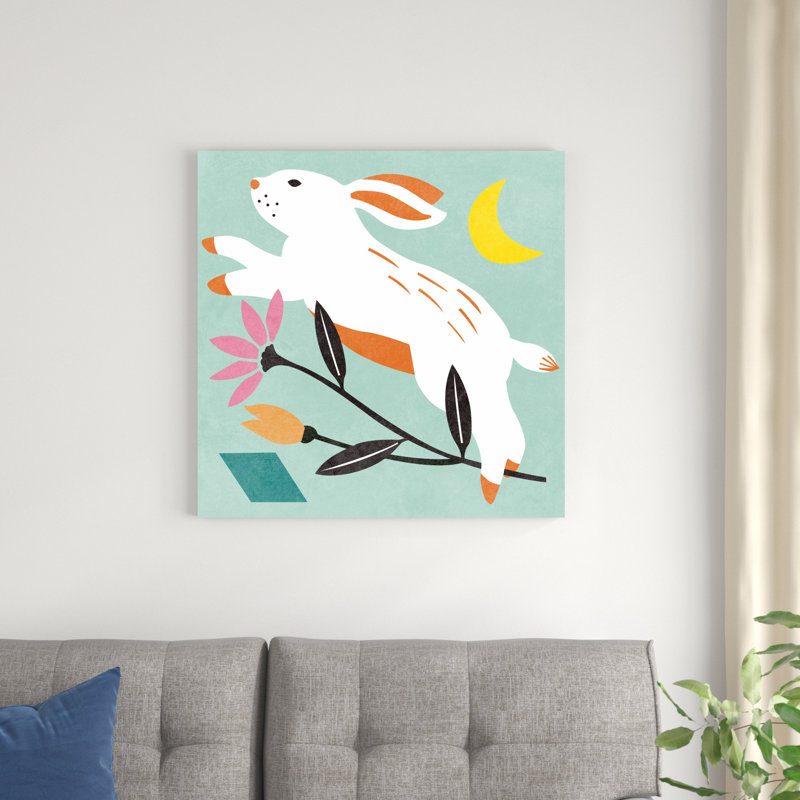 Lapins de Pâques IV, H 30 po x l 30 po