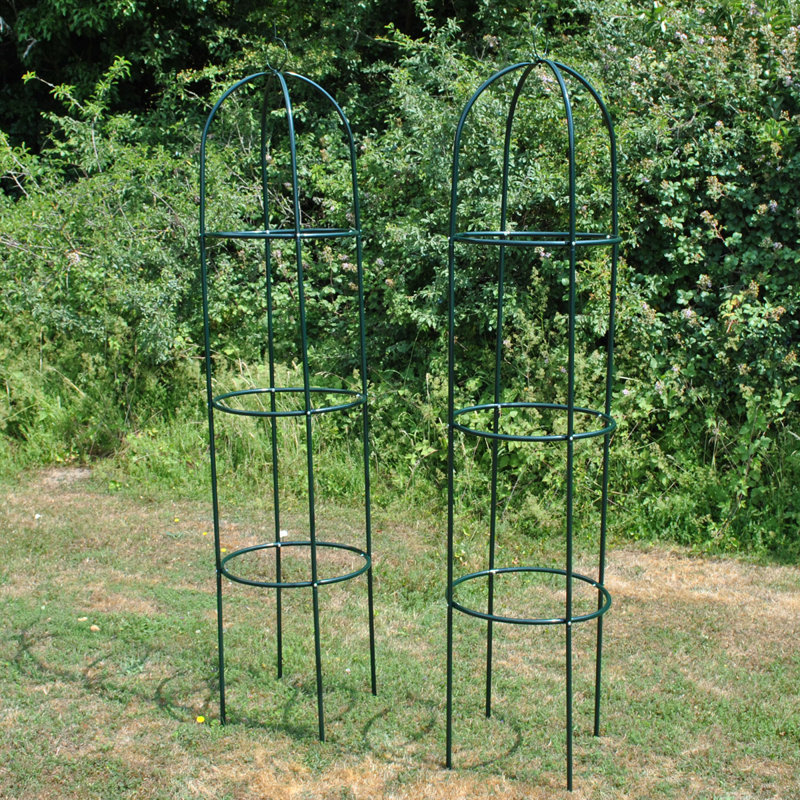 190cm H x 42cm W Metal Obelisk