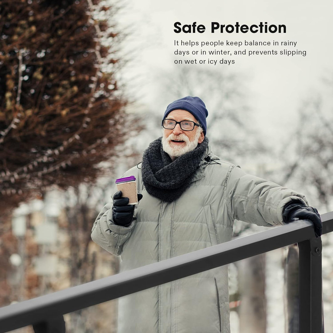 Outdoor Mattle Iron Stair Handrail VIVOSUN 