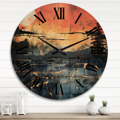 Solid Wood Wall Clock