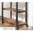 Sofa Table 360°rotating Tabletop 2-tier End Table
