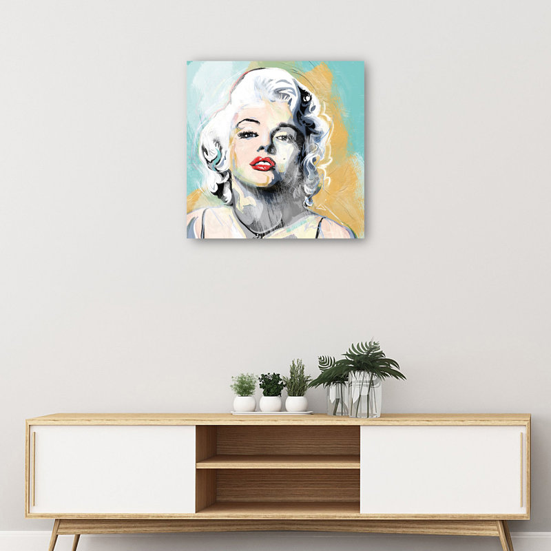 Marilyn Portrait I 20x20 Canvas Art Print