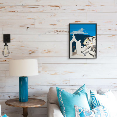 «Traditional Coastal Architecture Cityscape Abstraction» par Beth Ann Lawson - impression