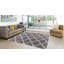 Tapis décoratif brun à poils longs Popham-1472930302