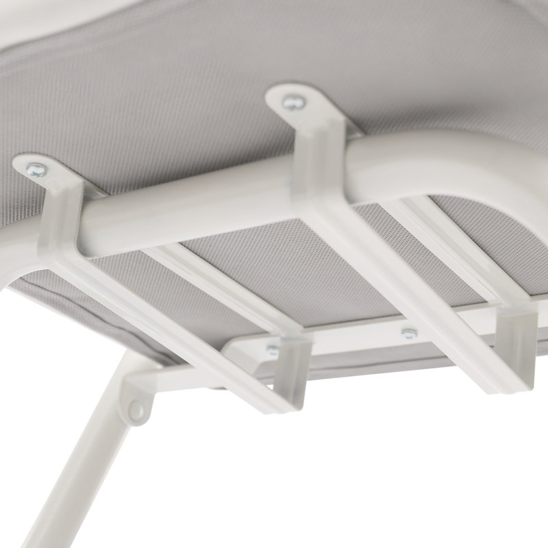 Tabouret de bar portatif pliant avec tabourets hauts (1 pièce, 27,56 pouces), Blanc