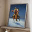 «Midnight Rider», reproduction encadrée - bois massif-996903124
