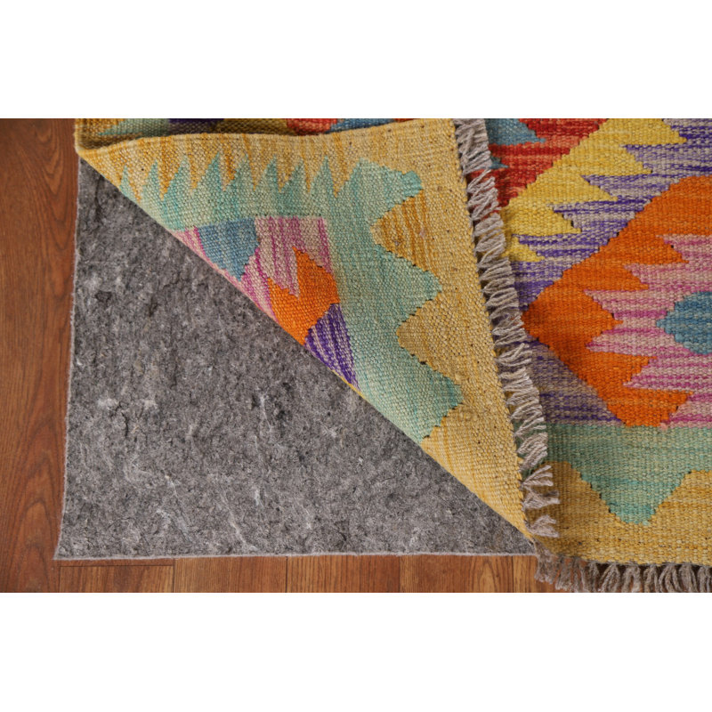 Reversible Wool Kilim Oriental Runner Rug 2x7