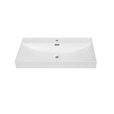 Plateau de meuble-lavabo 35,4 po