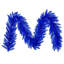 9' x 14" Blue Artificial UnLit Garland with 250 PVC Tips
