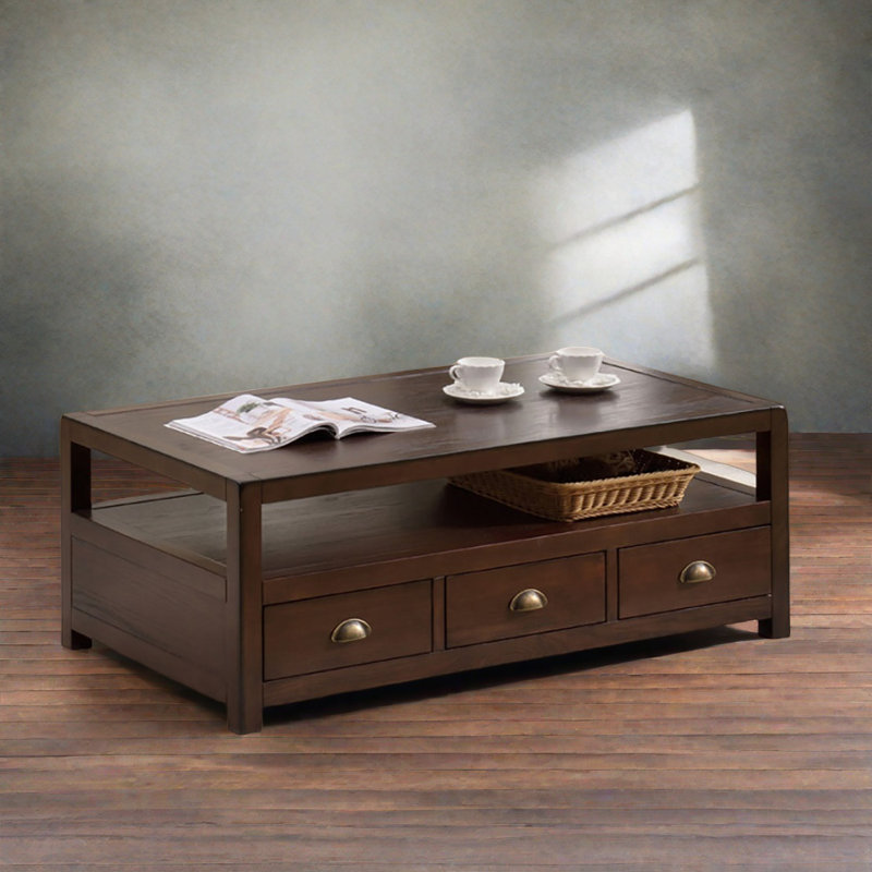 American ash end table