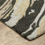 Tapis gris / doré à couches abstraites Renli-71121745