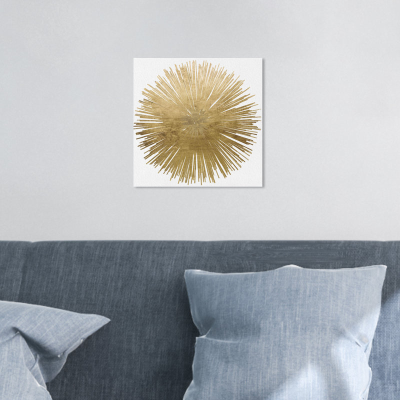 Sunburst Adore - impression, Toile tendue, H 12 po x l 12 po, Sans cadre