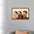 Classic Brown Wood Framed Canvas