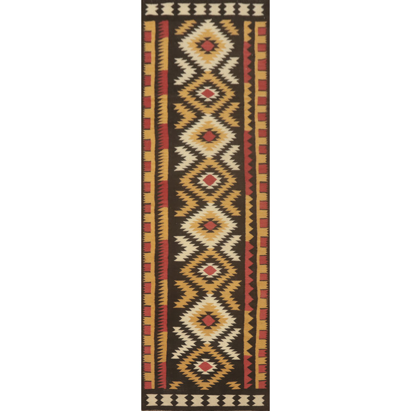 Tapis de couloir à motif géométrique Fat Weave