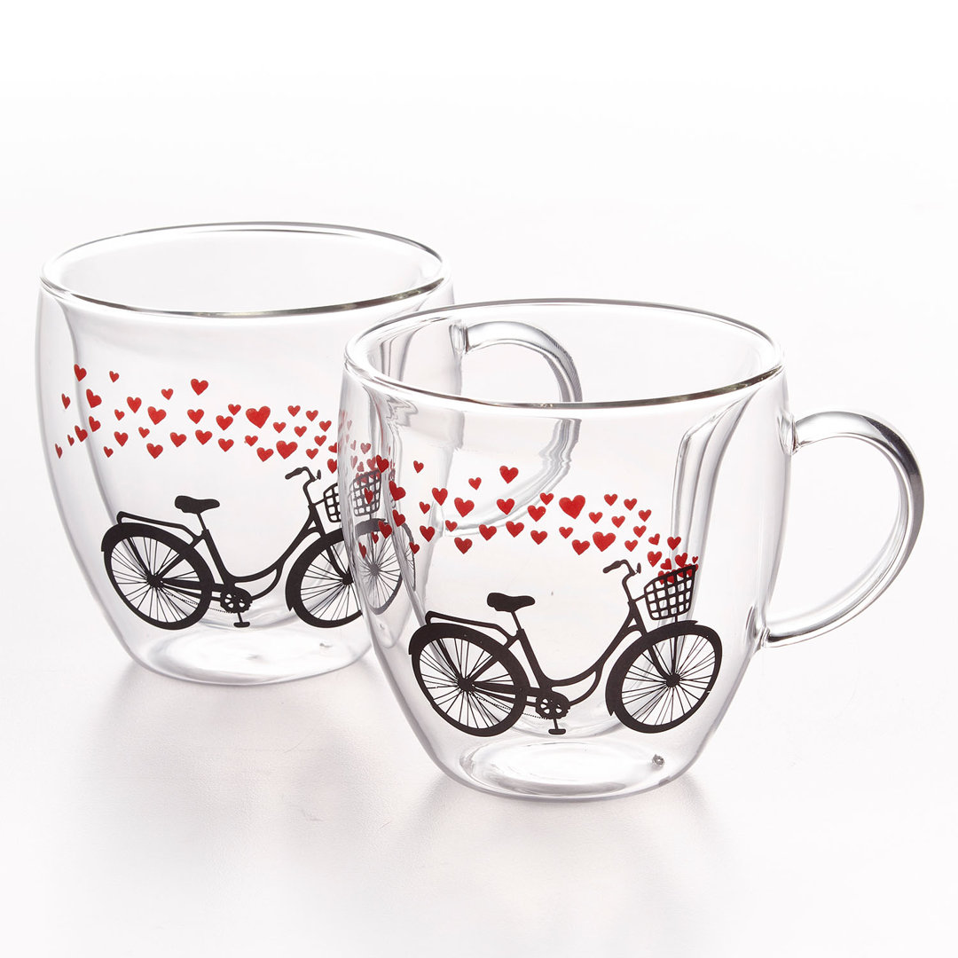 Demareon Sweetheart Coffee Mug (Set of 2) Latitude Run®