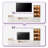Crafton Modern 122'' White Entertainment Center With Bookshelves For 55/58/65/70/75 Inch TV, Wood Media Console Includes TV Console Table, Lights Glass Display Storage Hutch And Nightstand Drawer Cabinet For Living Room-1742660850