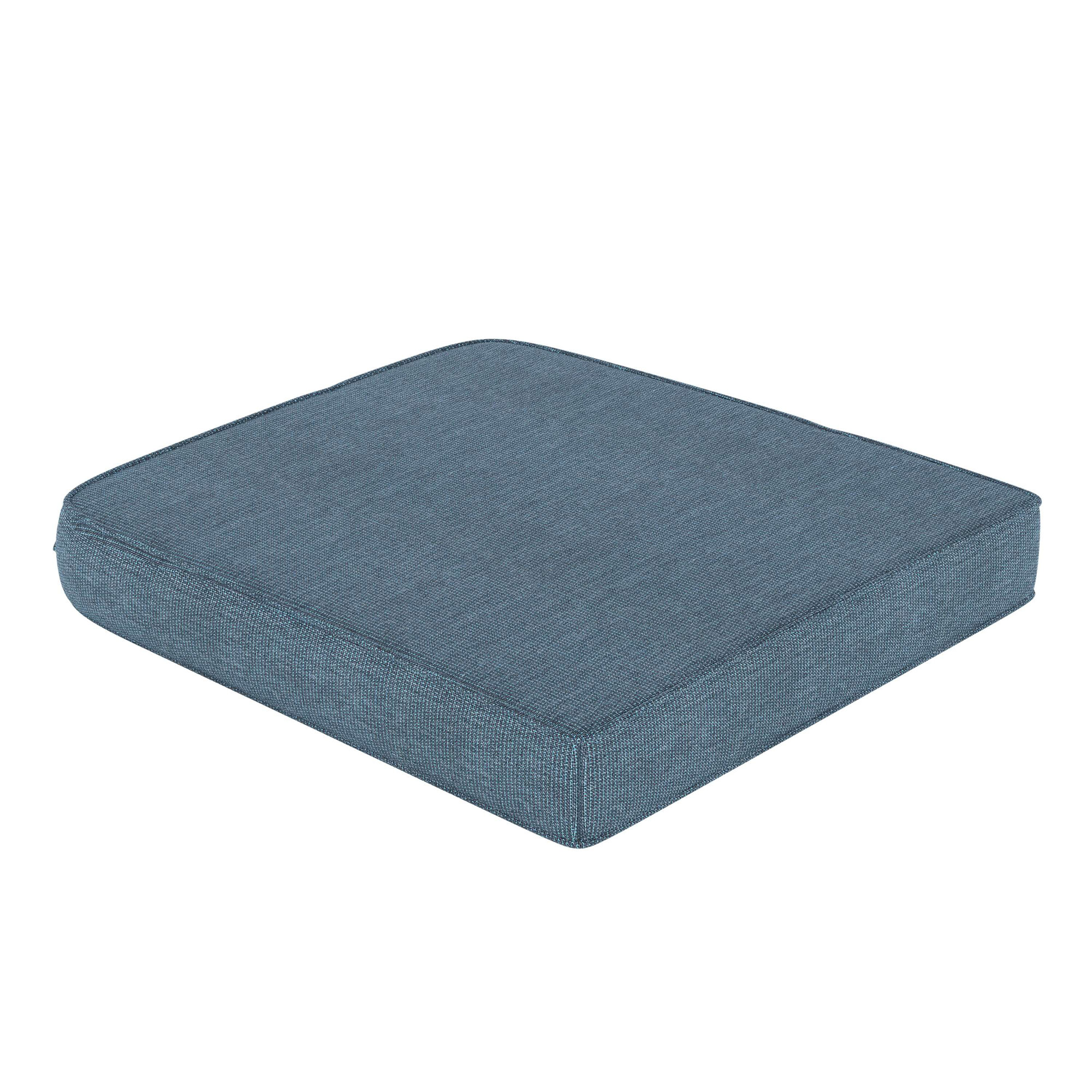 Sunbrella® Outdoor Dining Chair Seat Cushion, Spectrum Denim Sunbrella®, 20" W x 18" D