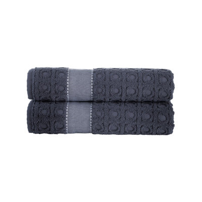 2 draps de bain Brooks Brothers