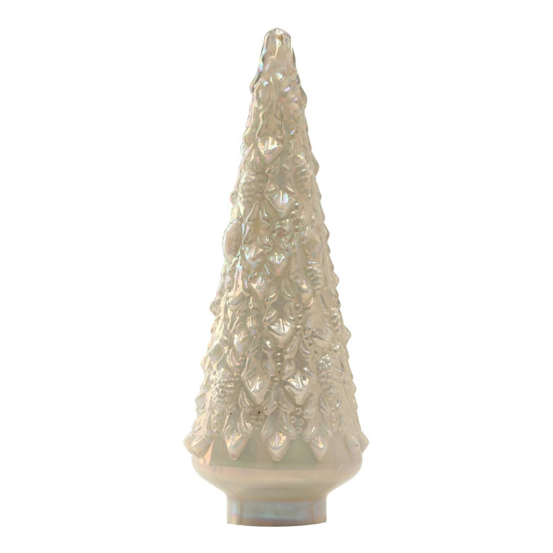 18" rainbow glass tree