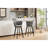 2 Counter Height Bar Stools, 360 Rotating Upholstered With Backrests, Metal Legs, 26" Seat Height, Gray Velvet, Modern Living Area Chairs Contemporary Flair-2147176387