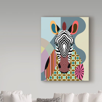 Buckey 'Spectrum Zebra' Graphic Art Print on Wrapped Canvas