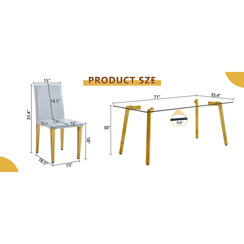 Ensemble de table de salle à manger Elegant
