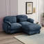 Canapé modulable deux places avec pouf amovible-1112572432