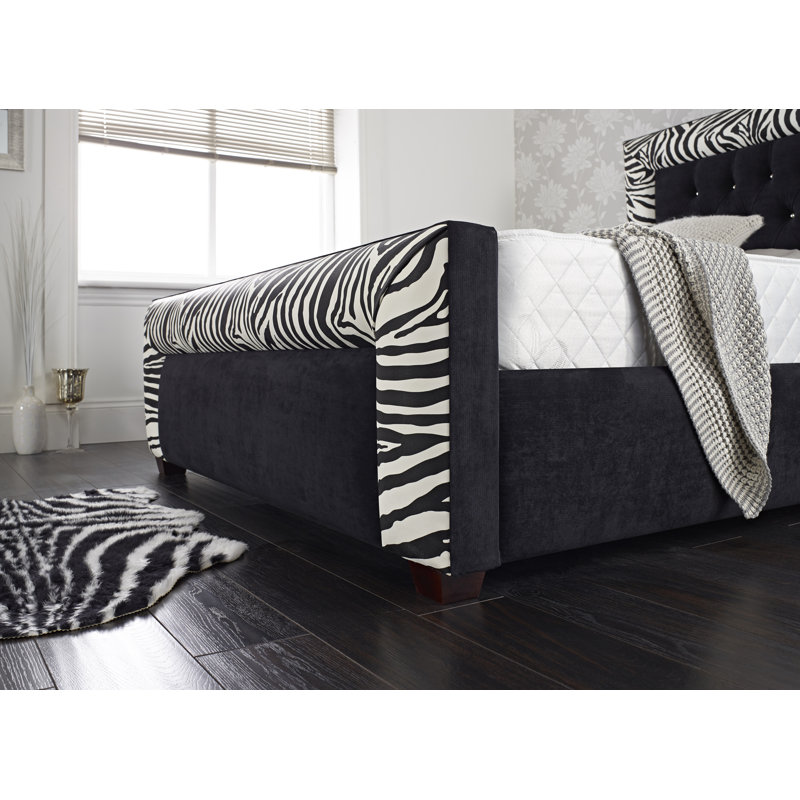 Jaydon Upholstered UK Double - DE 135 X 190 Cm Bed, Small Double (4')