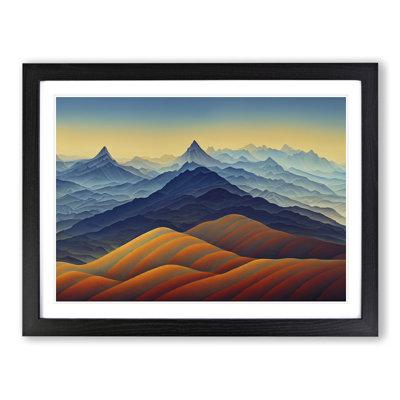 Iconic Mountain Sunrise - Single Picture Frame Print
