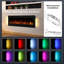 YODOLLA Black Electric Fireplace Insert-109700458