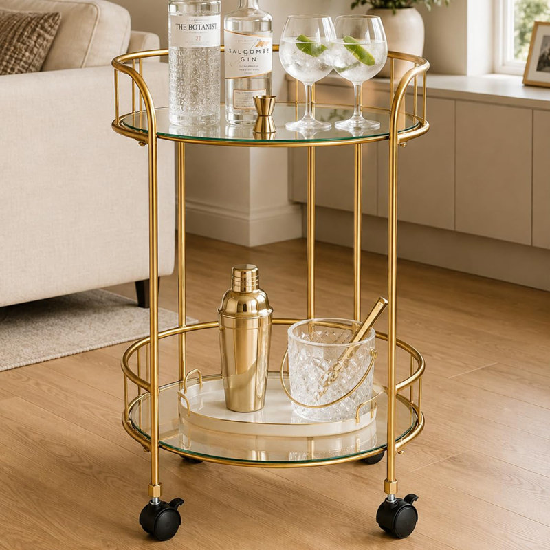 Steel Bar Cart
