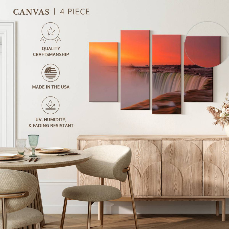 Alvord Niagara Falls Sunrise, 22" H x 36" W