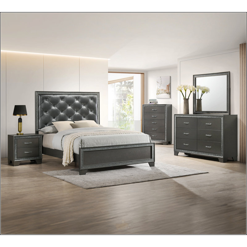 Queen Size Panel Bed