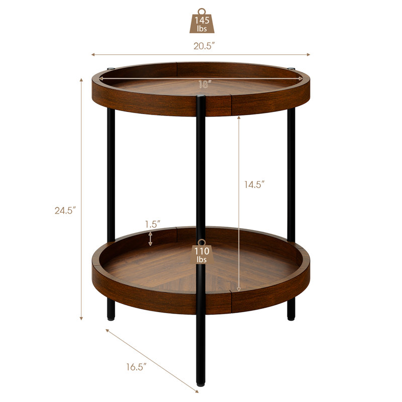 Ensemble de table de bout