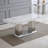 Granit Unfinished Metal Base Dining Table-99841142-99841145