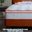 Matelas hybride en mousse à mémoire de forme dans une boîte avec matelas à ressorts ensachés mi-ferme-904231573-904231572